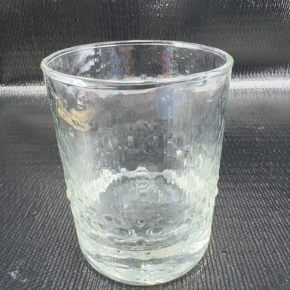 IITTALA Clear Single Glass Cup Old Fashion Tumbler Cup Made In Finland Vintage